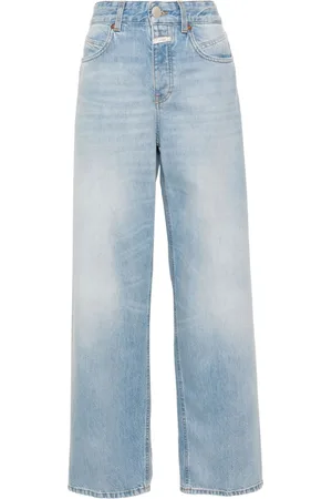 Closed Halbhohe Wide-Leg-Jeans