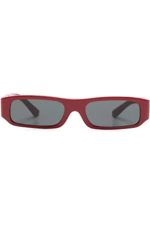 Dolce & Gabbana Eckige Sonnenbrille mit Logo-Schild