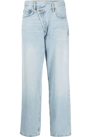 AGOLDE Halbhohe Straight-Leg-Jeans