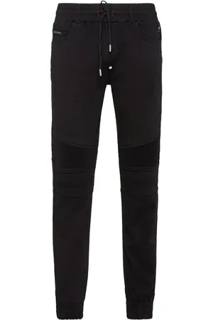 Philipp Plein Halbhohe Slim-Fit-Jeans