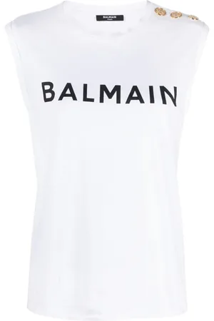 Balmain Tanktop mit Logo-Print
