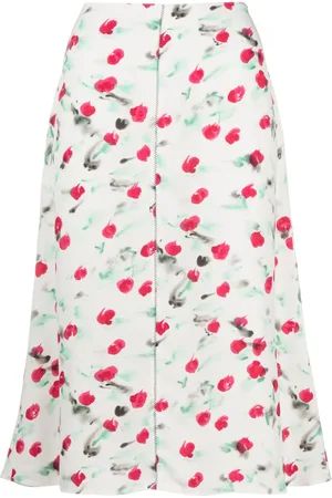 Marni Midirock mit Blumen-Print