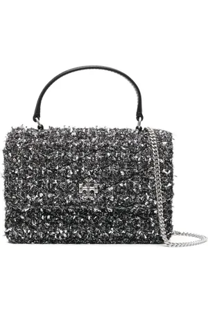 Tory Burch Mini Kira Tweed-Handtasche