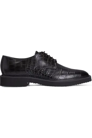 Giuseppe Zanotti Oxford-Schuhe mit Kroko-Optik