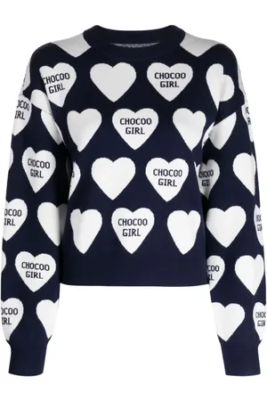 Chocoolate Jacquard-Pullover