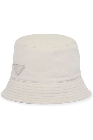 Prada Fischerhut aus Cord mit Logo