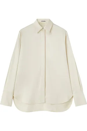 Jil Sander Hemd mit spitzem Kragen