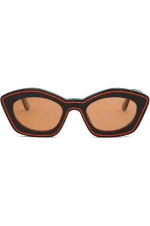 Marni Sonnenbrille mit ovalem Gestell