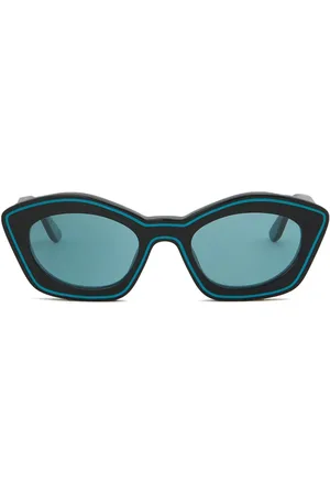 Marni Sonnenbrille mit ovalem Gestell