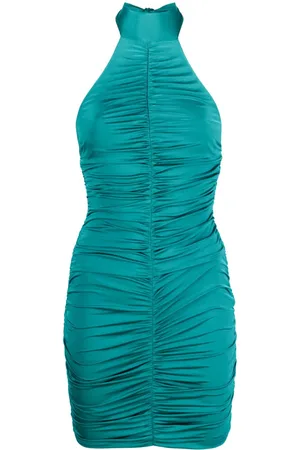 Noire Swimwear Gerafftes Neckholder-Minikleid