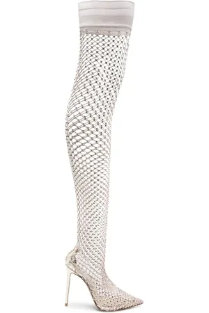 LE SILLA Gilda Stiefel mit Strass 120mm