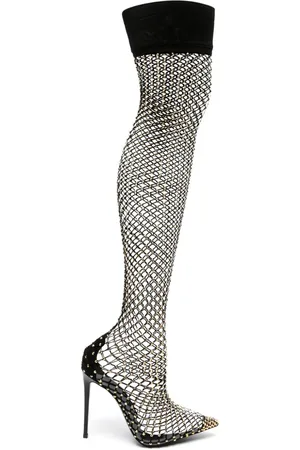 LE SILLA Gilda Stiefel mit Strass 120mm