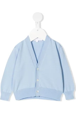 Mariella Ferrari Gerippter Cardigan mit V-Ausschnitt