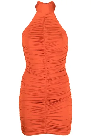 Noire Swimwear Gerafftes Neckholder-Minikleid
