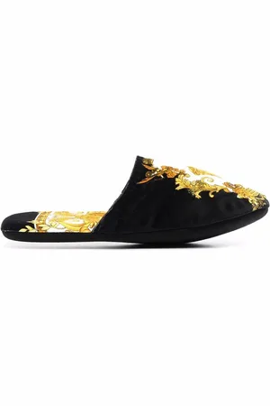 VERSACE Slipper mit Print