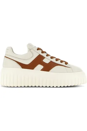 Hogan H-Sripes Sneakers mit Plateausohle