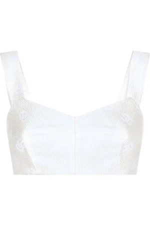 Dolce & Gabbana Cropped-Top mit Jacquardmuster