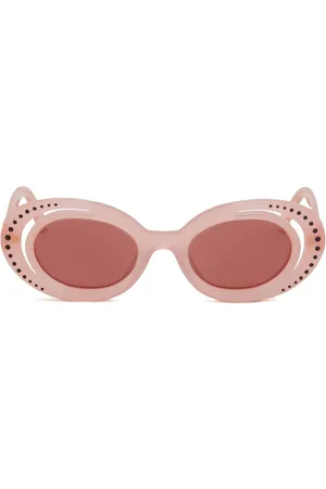 Marni Zion Canyon Sonnenbrille mit ovalem Gestell