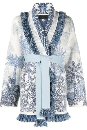 Alanui Offener Intarsien-Cardigan