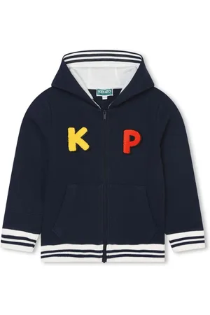 Kenzo Kapuzenjacke mit Intarsienmuster