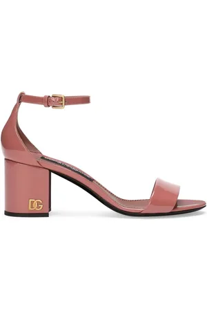 Dolce & Gabbana DG Sandalen aus Lackleder