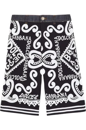 Dolce & Gabbana Jeans-Bermudas mit grafischem Print