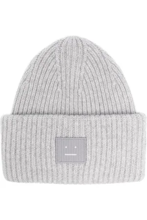 Acne Studios Beanie mit Logo-Applikation