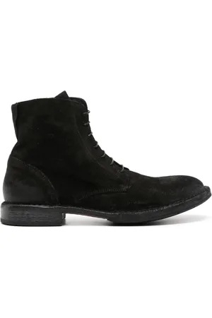 Moma Schnürstiefel aus Wildleder