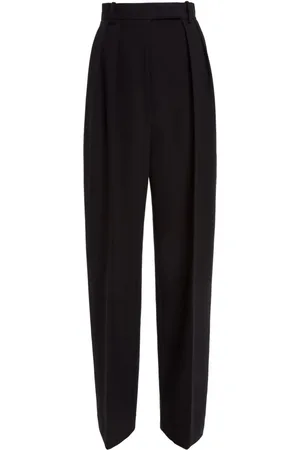 Khaite High-Waist-Hose mit Falten