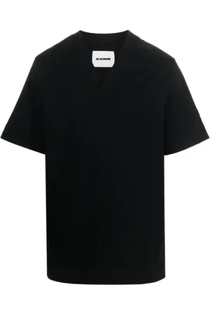 Jil Sander T-Shirt mit V-Ausschnitt