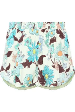 Stella McCartney Joggingshorts mit Blumen-Print