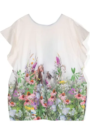 Molo Kleid aus Bio-Baumwolle mit Blumen-Print
