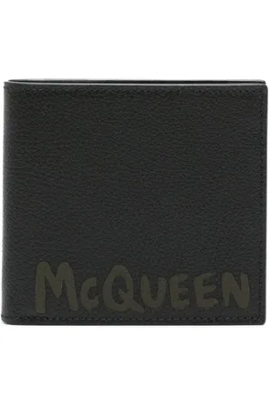 Alexander McQueen Portemonnaie mit Graffiti-Print