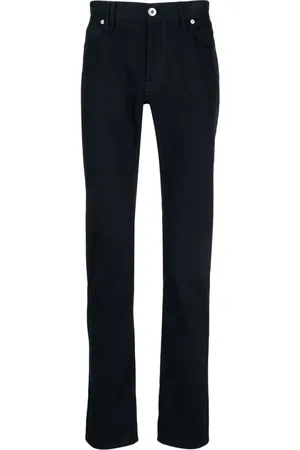 BRIONI Straight-Leg-Hose mit Logo-Applikation