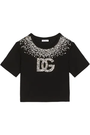 Dolce & Gabbana T-Shirt mit Strass-DG