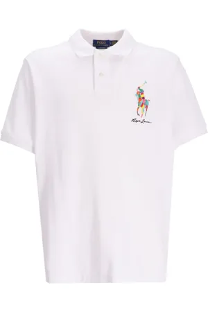 Ralph Lauren Poloshirt mit Polo Pony-Stickerei