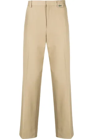 Lacoste Halbhohe Chino mit Logo-Stickerei
