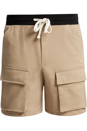 MOUTY Cargo-Shorts mit Logo-Stickerei