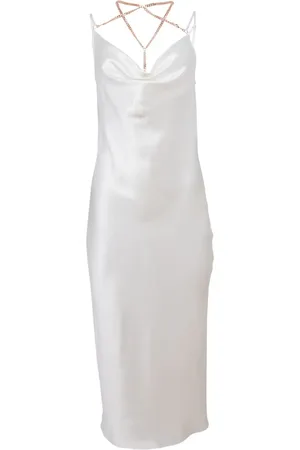 FLEUR DU MAL Midikleid mit Kettenträgern