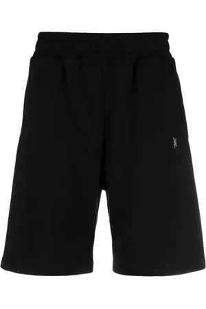 Palm Angels Joggingshorts mit Monogramm-Schild