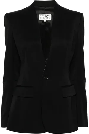 Maison Margiela Einreihiger Blazer mit Kontrasnaht