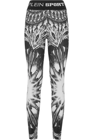 Philipp Plein Leggings mit abstraktem Print