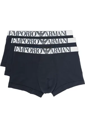 Emporio Armani Set aus drei Slips mit Logo-Bund