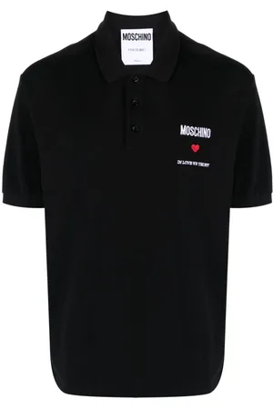 Moschino Poloshirt mit Logo-Stickerei