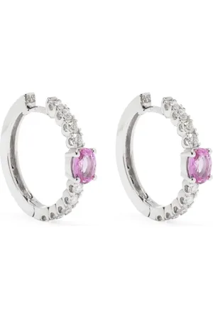 ROSEKEY 18kt Weißgoldohrringe mit Diamanten