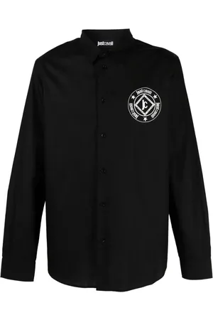 Roberto Cavalli Hemd mit Logo-Print