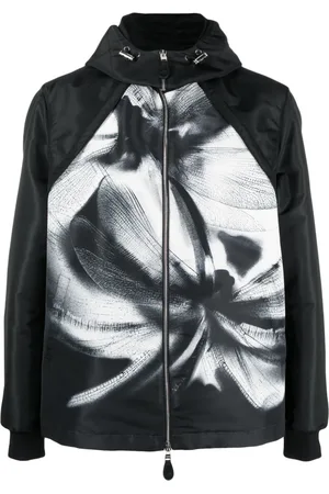 Alexander McQueen Dragonfly Shadow Bomberjacke mit Kapuze