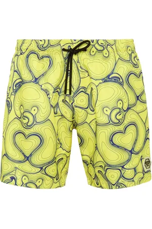 Philipp Plein Badeshorts mit Teddy-Print