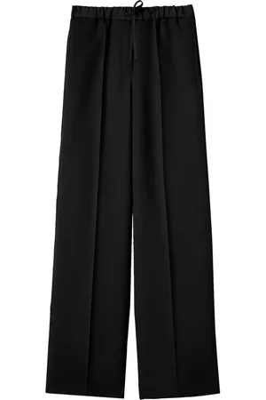 Jil Sander Gerade Hose mit Kordelzug