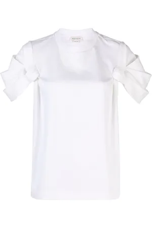 Alexander McQueen T-Shirt mit Knotendetail